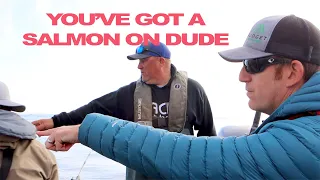 Epic day fishing for Salmon on the Columbia River in Oregon