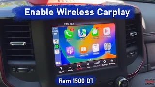 ENABLE WIRELESS CARPLAY ON RAM 1500