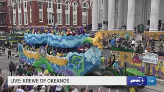 Krewe of Okeanos 'Hippocampus' float