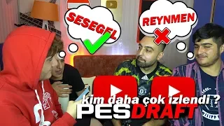 4 KİŞİ HANGİ YOUTUBER DAHA ÇOK İZLENDİ ?!  *YOUTUBER CHALLENGE* - PES 2020 PESDRAFT