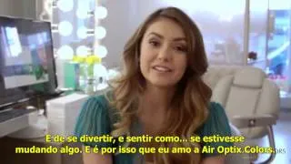 Legendado - Air Optix Colors: Nina fala o que pensa sobre cores