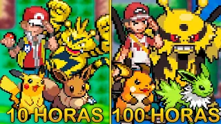 Passei mais de 100 horas no Fire Red, Veja o que Aconteceu! (Usando apenas Pokémon Elétrico)