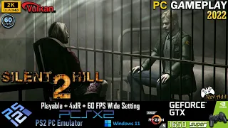 Silent Hill 2 PC Gameplay | PCSX2 | VULKAN | Full Playable | PS2 Emulator | 2k60FPS | 2022 Latest