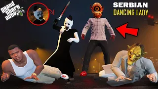 GTA 5 : Franklin Found SERBIAN DANCING LADY'S New Monster The "RED EYE" in GTA 5 ! (GTA 5 mods)