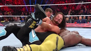 aj styles vs bobby lashley • wwe raw highlights  • raw highlights • 2022