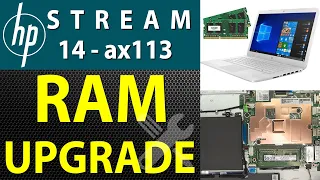 Hp Stream 14 Ax113 🚩RAM UPGRADE