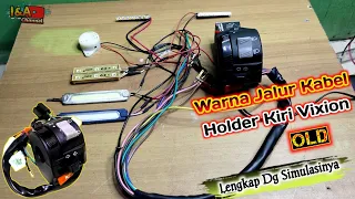 Warna Jalur Kabel Holder Kiri Vixion Old