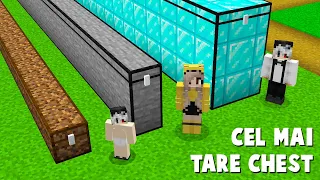 Eu Cu Familia Mea Am Gasit un CONCURS cu CEL MAI LUNG CHEST din MINECRAFT! Cine Castiga?