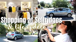 SHOPPING AT SELFRIDGES AND ANOTHER HUGE LIFE UPDATE! SINGLE MUM VLOG