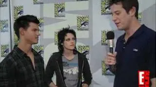 Interview with Kristen Stewart & Taylor Lautner @ Comic Con 2009 (23.7.09)