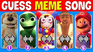 🎵 GUESS MEME SONG 🎙️🔥 | Digital Circus, Skibidi Toilet, Cosita, Mario, Talking Ben