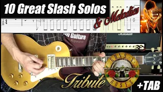 10 Great Slash Solos & Melodies + TAB