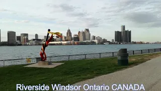 Canada Streetview Windsor Riverside Windsor Ontario CANADA