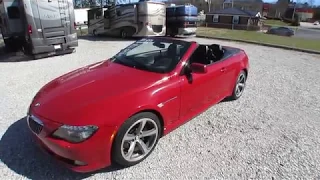SOLD! 2009 BMW 650i Convertible, V8 Auto, New Tires, FAST and FUN,  Southern Car since New ! $12,900