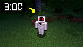 SPOTKAŁEM ENTITY 303 w NOCY KTÓRY ZROBIŁ TO... w Minecraft!