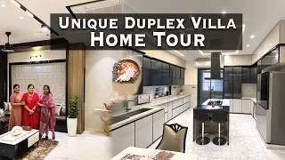 Home Tour | Unique Duplex Villa | Interior tour | Luxury home tour | Telangana Pilla | modern home