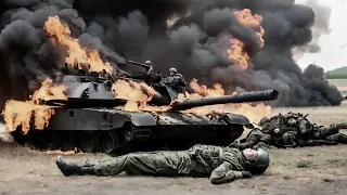 Today! Russians destroy US M1 ABRAMS and wipe out tank crews in Donetsk | look at this brutality