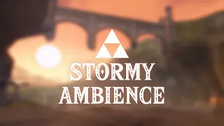 Lake Hylia | Twilight Princess | Stormy Ambience [10 Hours]