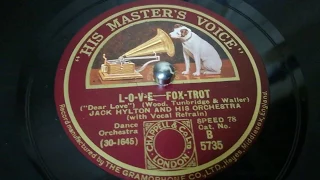 L-O-V-E - Jack Hylton and his Orchestra