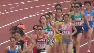 田中希、山本有真、廣中璃々香、五島莉乃、加世田梨花選手出場　女子5000Ｍ決勝　2023年日本選手権