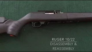 Ruger 10/22 Takedown Lite Disassembly and Reassembly