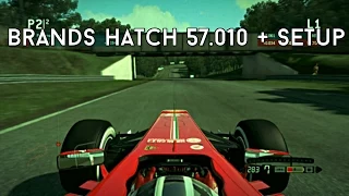 F1 2013 Time Trial Brands Hatch 57.010 + Setup