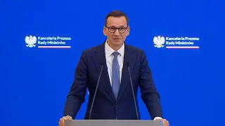 Kłótnia na konferencji Morawieckiego. Pytanie dziennikarza TVN zdenerwowało premiera