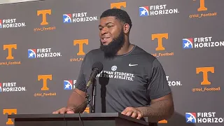 Tennessee DL Omari Thomas Previews Tennessee Game Week, Final Fall Camp Prep