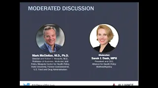 COVID-19 Webinar Series Session 8 – Advancing Prevention and Treatment: Dr. Mark McClellan