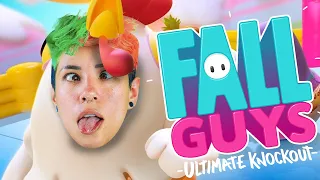 MI PRIMERA VEZ JUGANDO FALL GUYS  - Ali Izquierdo