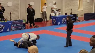 BJJ Blue Belts Starts Racking Up Points For Clear Win Once They Hit The Ground