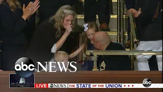 Sergeant surprises family at State of the Union | ABC News