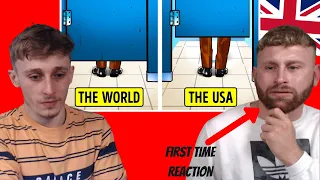 British Brothers First Time Reacting to 21 Things The US Does Different to The Rest of The World