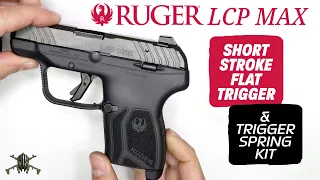 M*CARBO Ruger LCP MAX Trigger Spring Kit and Short Stroke Flat Trigger Upgrade - How To Install