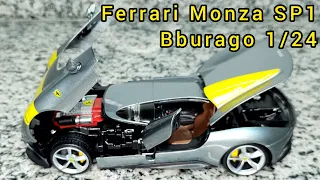 Custom Ferrari Monza SP1, Bburago 1/24: Apertura y fabricación de motor y maletero