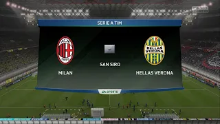 FIFA 16 | AC Milan vs Hellas Verona - Balotelli - Bacca - Honda - Bonaventura - Serie A 2015/2016