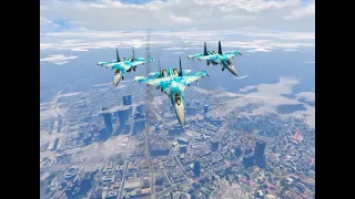 Israeli military base was badly destroyed by Iranian fighter jet -GTA5