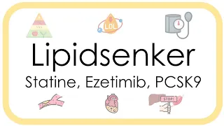 Lipidsenker – Pharmakologie (Statine, Ezetimib, PCSK9, Dyslipidämie, Familiäre Hypercholesterinämie)