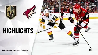 NHL Highlights | Golden Knights @ Coyotes 10/10/19
