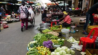 Orussey Street Market in Morning - Amazing Beer, Roasted Whole Pig, Khmer Cake, Rural Lobster & More