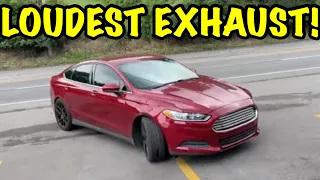 Top 4 LOUDEST EXHAUST Set Ups for Ford Fusion!