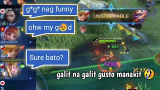 GALIT at GUSTONG MANAKIT 🤣 | OPEN MIC FANNY PRANK ! | MOBILE LEGENDS