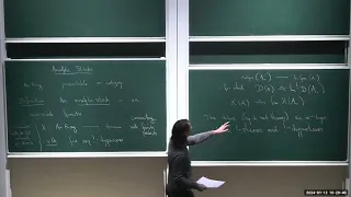 Peter Scholze - 19/24 Analytic Stacks