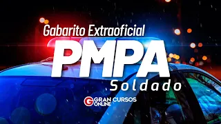 Concurso PMPA: Gabarito Extraoficial Soldado