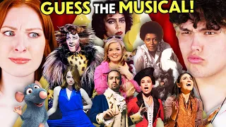 Adults Guess The Musical In One Second! (Hamilton, Rocky Horror, Moulin Rouge) | React