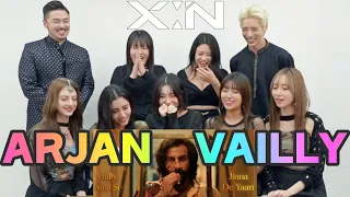 K-Pop Indian Idol's reaction to Bollywood MV😱ANIMAL #ARJANVAILLY@xin.official #XIN #AOORA