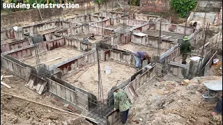5 Days To Construct The Most Modern, Solid Reinforced Concrete Foundation