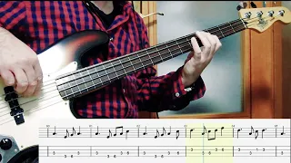 Gary More - Midnight Blues  Bass Cover with TAB