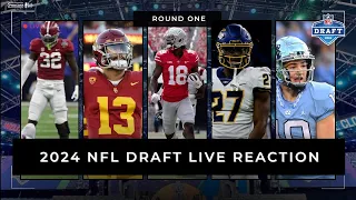 2024 NFL Draft:  Live Reaction & Analysis (Day 1)