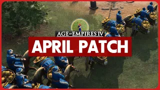 New April Patch Summary for AoE4!